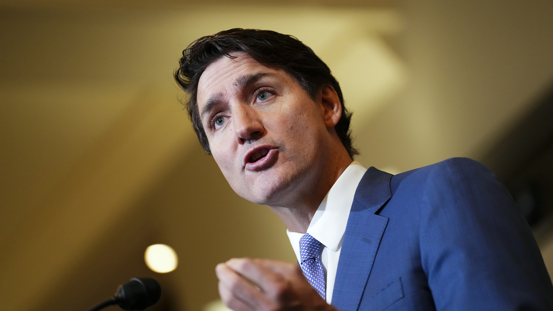 Le premier ministre Justin Trudeau tient une conférence de presse sur la colline du Parlement à Ottawa, le jeudi 24 octobre 2024. M. Trudeau a assuré qu'il serait chef du Parti libéral la semaine prochaine. 