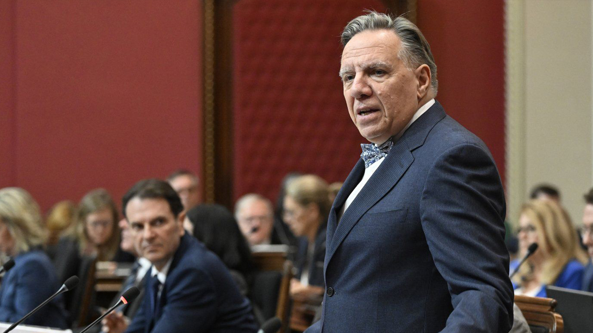 Le premier ministre François Legault à la période des questions du 19 novembre 2024.