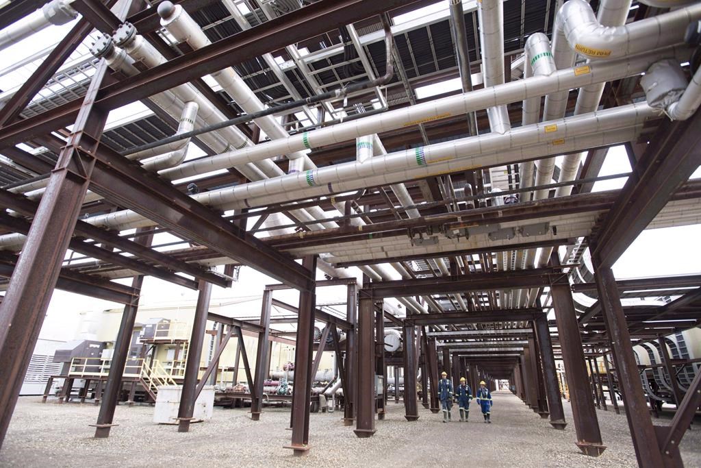 Pipes are seen at a natural gas plant outside of Fort St. John, B.C., October 11, 2018. Cybersecurity experts say they aren't surprised by the revelation contained within a package of leaked U.S. intelligence documents that suggests Russian hackers successfully gained access to Canada's natural gas distribution network. THE CANADIAN PRESS Jonathan Hayward