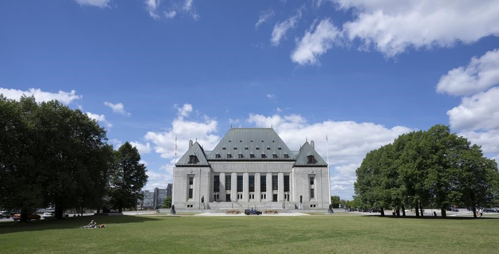 The Supreme Court of Canada is seen, Wednesday, August 10, 2022 in Ottawa. THE CANADIAN PRESS/Adrian Wyld