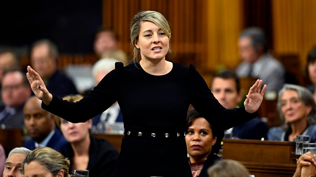 La ministre des Affaires étrangères, Mélanie Joly, durant la période des questions de lundi.