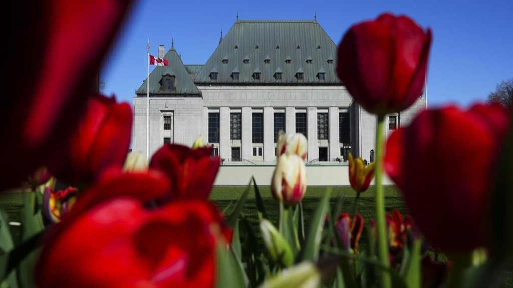 L'édifice de la Cour suprême du Canada, photographié le 6 mai 2024 à Ottawa. 