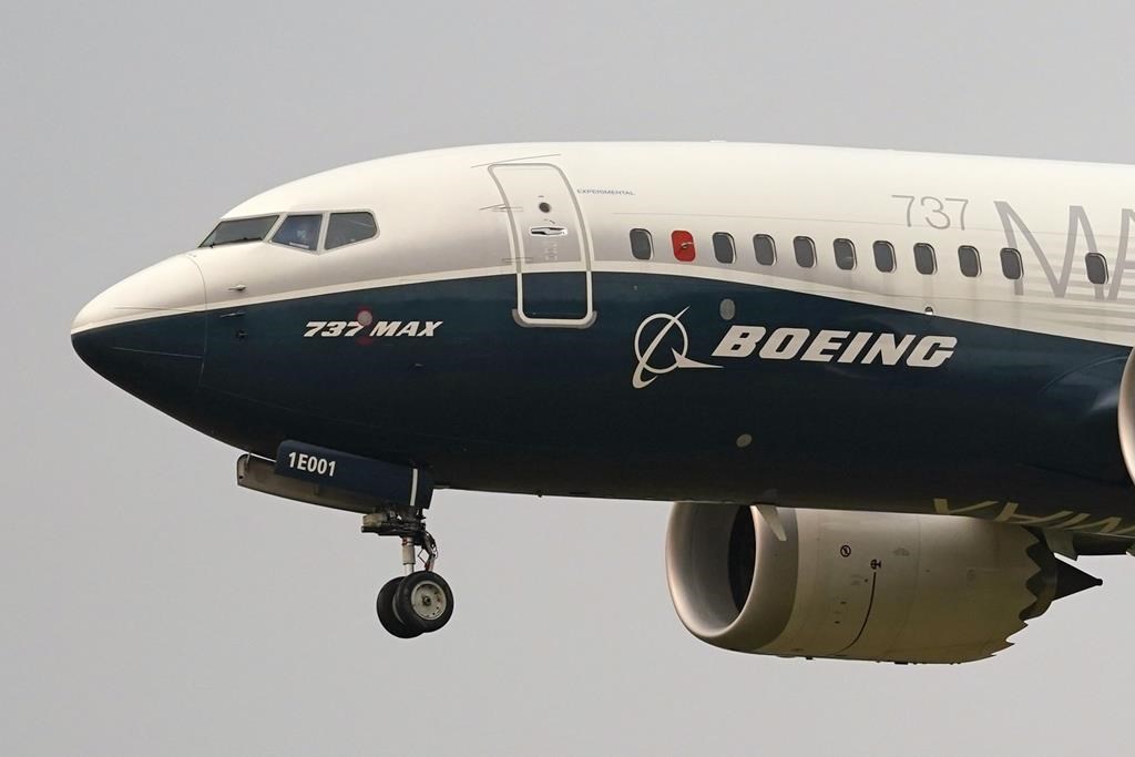 FILE - A Boeing 737 Max jet prepares to land at Boeing Field following a test flight in Seattle, Sept. 30, 2020. Boeing says its supplier has discovered another problem with fuselages of its 737 jets that might delay deliveries of about 50 aircraft. Both Boeing and Spirit AeroSystems are facing intense scrutiny over the quality of their work after an Alaska Airlines 737 Max 9 was forced to make an emergency landing, Jan. 5, 2024, when a panel called a door plug blew out of the side of the plane shortly after its takeoff from Portland, Ore. (AP Photo/Elaine Thompson, File)