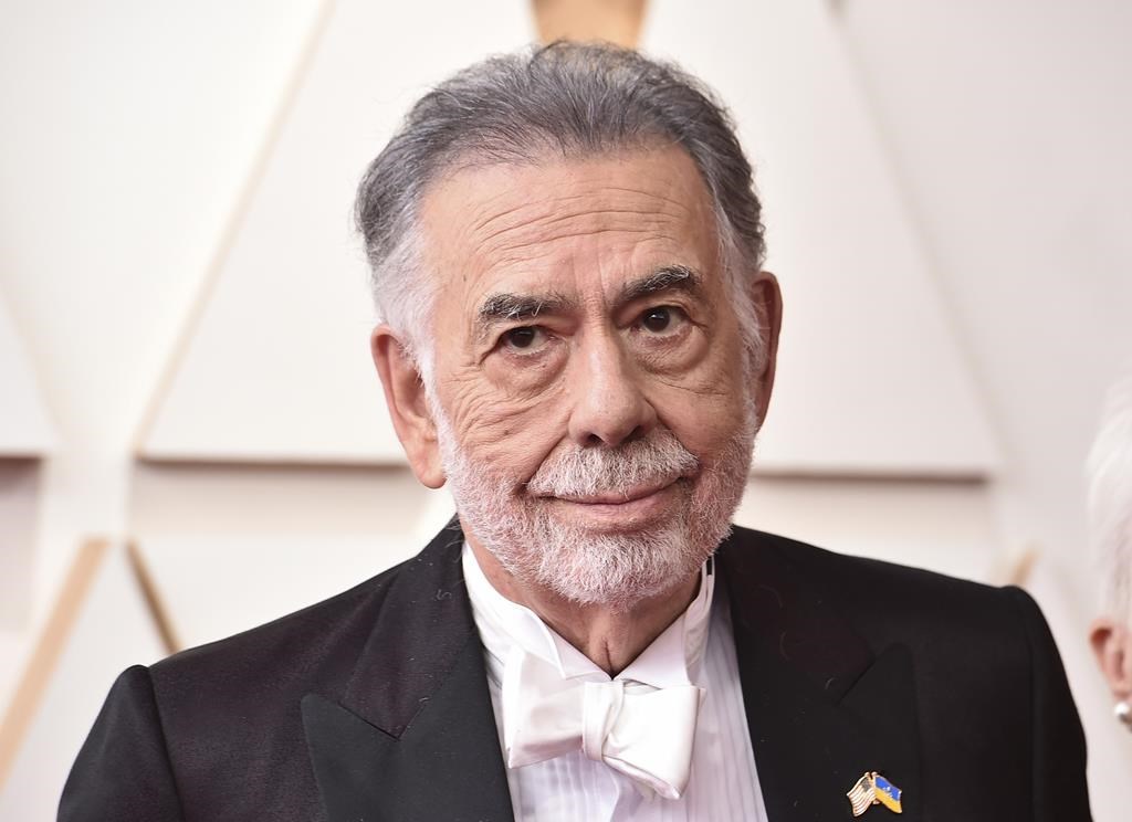 Francis Ford Coppola arrive aux Oscars le dimanche 27 mars 2022 au Dolby Theatre de Los Angeles. Le film de Coppola, «Mégalopolis», sera en compétition au 77ème Festival de Cannes.