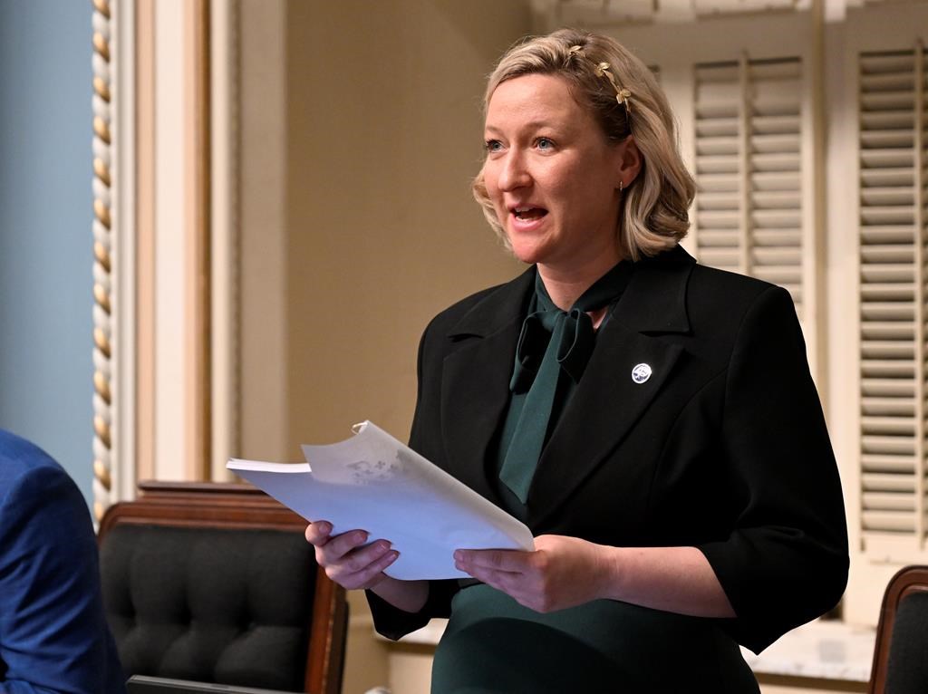 La ministre des Ressources naturelles, Maïté Blanchette Vézina, a déposé le projet de loi 63 mardi.