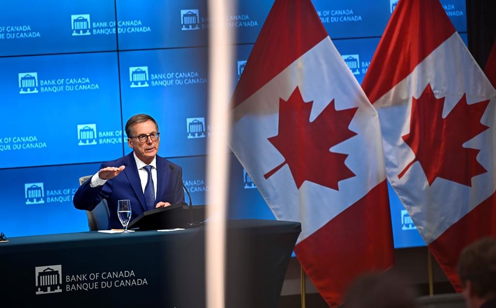 Statistics Canada is set to release its August consumer price index report this morning. Governor of the Bank of Canada Tiff Macklem participates in a news conference on the bank's interest rate announcement, in Ottawa, on Wednesday, Sept. 4, 2024. THE CANADIAN PRESS/Justin Tang