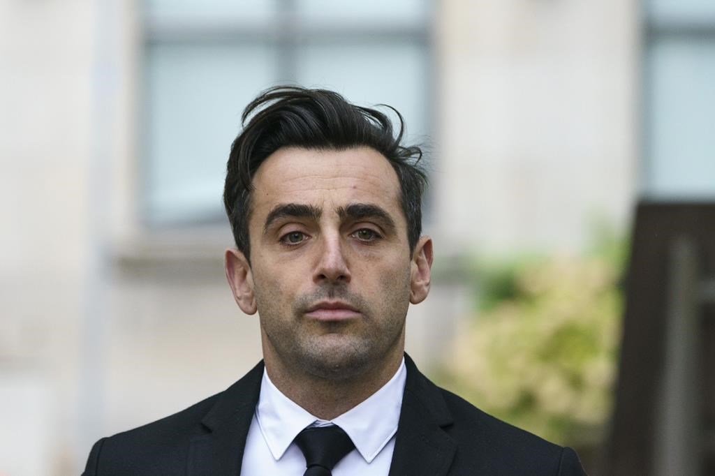 Jury selection for Canadian musician Jacob Hoggard's sexual assault trial is underway in a northeastern Ontario court. Hoggard is photographed in Toronto on Thursday, Oct. 6, 2022. THE CANADIAN PRESS/Alex Lupul